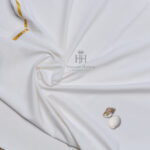 Zafran Wash & Wear Fabric - Snow white